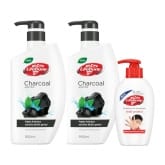 Charcoal Body Wash 2 X 950ml + T10 Handwash 1 X 200ml