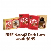 Kit Kat 12s X 2 Free Nescafe Gold 768g